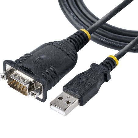 "StarTech.com 3Ft USB to Serial Cable - High-Quality 1M Connection for Reliable Data Transfer - Model 1P3FP-USB-SERIAL"